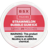 Strawmelon Bubble Gum Ice BSX Nicotine Pouches 12mg